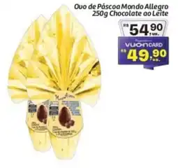 Comper Ouo de Páscoa Mondo Allegro Chocolate ao Leite oferta