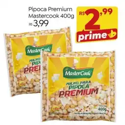 Brasão Supermercados Pipoca Premium Mastercook oferta