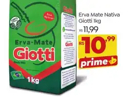 Brasão Supermercados Erva Mate Nativa Giotti oferta