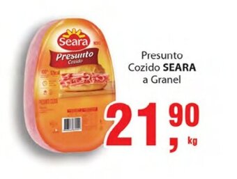 Supermercados Mundial Presunto cozido Seara a granel 1kg oferta