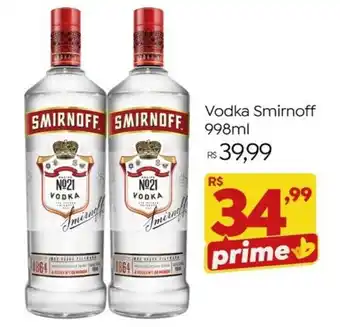Brasão Supermercados Vodka Smirnoff oferta