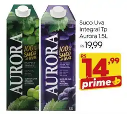 Brasão Supermercados Suco Uva Integral Tp Aurora oferta
