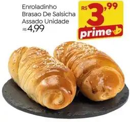 Brasão Supermercados Enroladinho Brasao De Salsicha Assado Unidade oferta