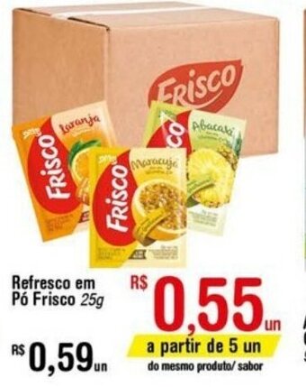 Fort Atacadista Refresco em po Tang 25g oferta