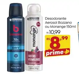 Brasão Supermercados Desodorante Aerosol Bozzano ou Monange oferta