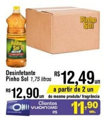 Fort Atacadista Desinfetante Pinho Sol 1.75L oferta