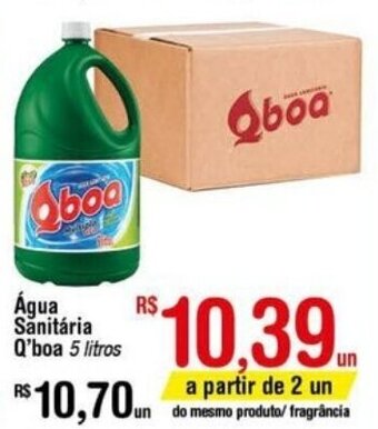 Fort Atacadista Agua Sanitaria Qboa 5L oferta