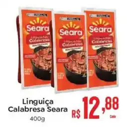 Supermercados Mateus Linguiça Calabresa Seara oferta