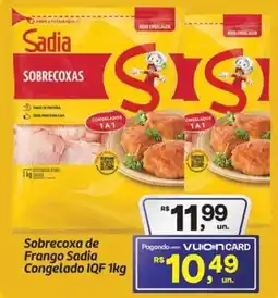Fort Atacadista Sobrecoxa de Frango Sadia Congelado IQF oferta