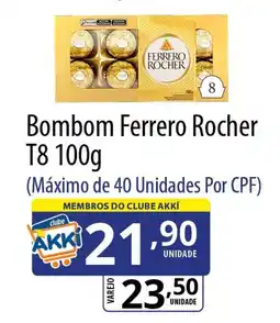 Akki Atacadista Bombom Ferrero Rocher T8 oferta