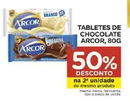 Carrefour Tabletes de chocolate arcor, oferta