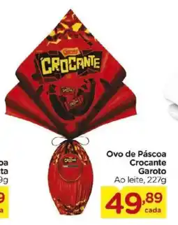 Carrefour Ovo de Páscoa Crocante Garoto Ao leite, oferta