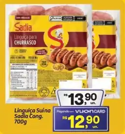Fort Atacadista Linguiça Suína Sadia Cong. oferta