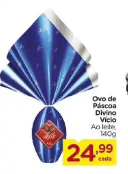 Carrefour Ovo de Páscoa Divino Vício Ao leite, oferta