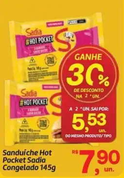 Fort Atacadista Sanduíche Hot Pocket Sadia Congelado oferta