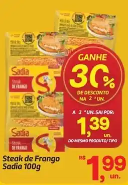 Fort Atacadista Steak de Frango Sadia oferta