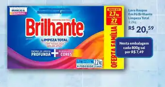 Boa Supermercados Lava Roupas Em Pó Brilhante Limpeza Total oferta