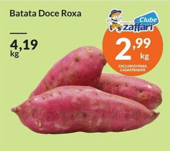 Zaffari Batata Doce Roxa oferta