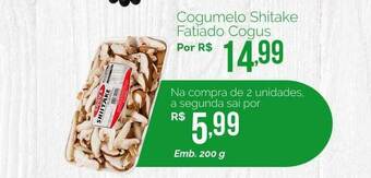 Oba Hortifruti Cogumelo Shitake Fatiado Cogus oferta