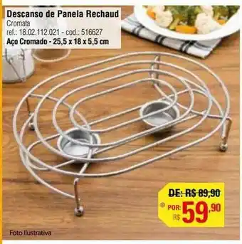Descanso De Panela Rechaud Cromata