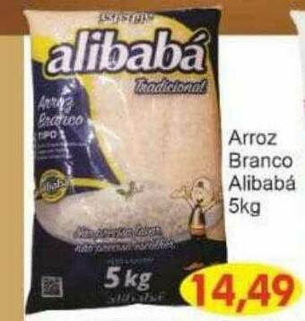 Alvorada Supermercados Arroz Branco Alibabá oferta