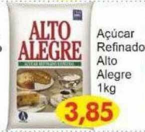 Alvorada Supermercados Açúcar Refinado Alto Alegre oferta