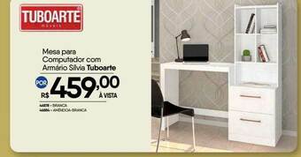 Zenir Mesa Para Computador Com Armário Silvia Tuboarte oferta