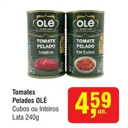 Higa Atacado Tomates Pelados OLÉ Cubos ou Inteiros oferta