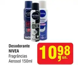 Higa Atacado Desodorante NIVEA Fragrâncias Aerosol oferta