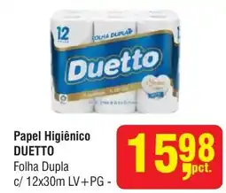 Higa Atacado Papel Higiênico DUETTO oferta