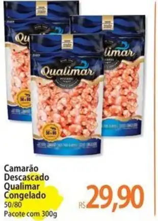 Camarão Descascado Qualimar Congelado