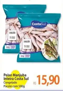 Atacadão Peixe Manjuba Inteira Costa Sul Congelado Pacote oferta