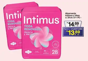 Fort Atacadista Absorvente Intimus c/Abas oferta