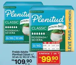 Fort Atacadista Fralda Adulto Plenitud Clássic oferta