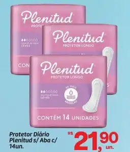Fort Atacadista Protetor Diário Plenitud s/Aba c/ 14un. oferta