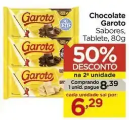 Carrefour Chocolate Garoto Sabores, Tablete, oferta