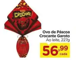 Carrefour Ovo de Páscoa Crocante Garoto Ao leite, oferta
