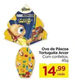 Carrefour Ovo de Páscoa Tortuguita Arcor Com confeitos, oferta
