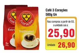 Spani Atacadista Café 3 Corações oferta