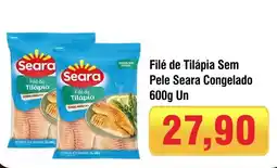Spani Atacadista Filé de Tilápia Sem Pele Seara Congelado Un oferta