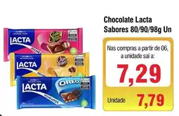 Spani Atacadista Chocolate Lacta Sabores oferta