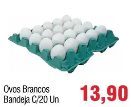 Spani Atacadista Ovos Brancos Bandeja C/20 Un oferta
