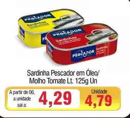 Spani Atacadista Sardinha Pescador em Óleo/ Molho Tomate Lt. Un oferta