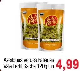 Spani Atacadista Azeitonas Verdes Fatiadas Vale Fértil Sachê Un oferta