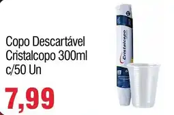 Spani Atacadista Copo Descartável Cristalcopo c/50 Un oferta