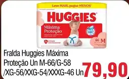 Spani Atacadista Fralda Huggies Máxima Proteção Un oferta