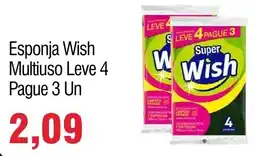 Spani Atacadista Esponja Wish Multiuso oferta