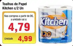 Spani Atacadista Toalhas de Papel Kitchen c/2 Un oferta