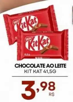 Mercadão Atacadista Chocolate ao leite kit kat oferta