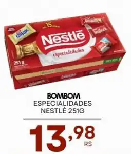 Mercadão Atacadista Bombom especialidades nestlé oferta